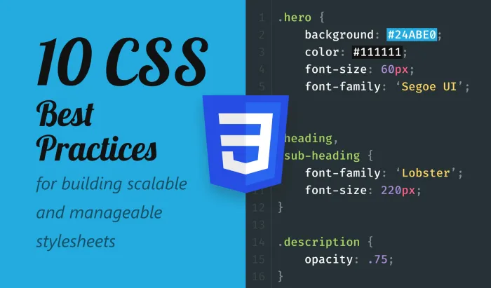 10 Best Practices for Quickly Improving Your CSS