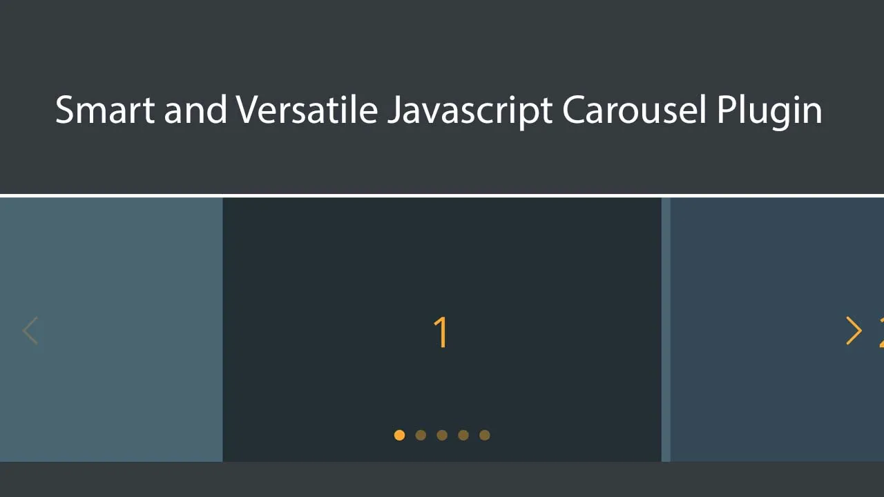Smart and Versatile Javascript Carousel Plugin