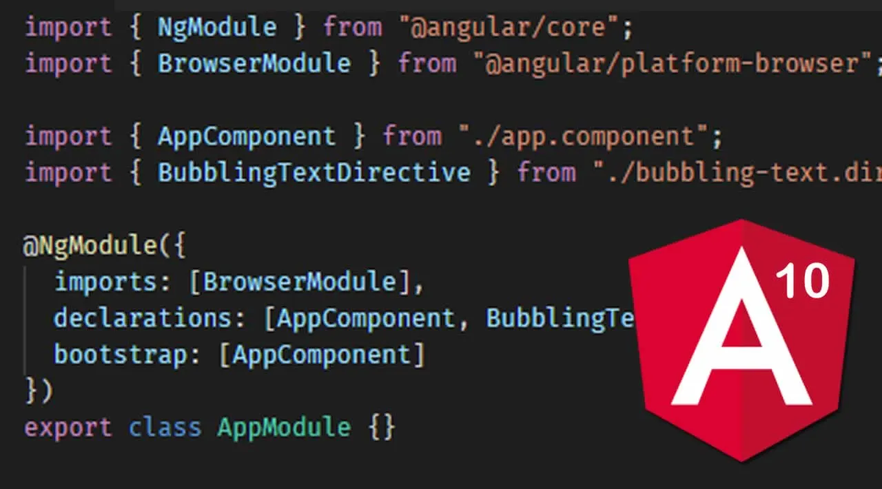 Bubbling Text Background in Angular 10