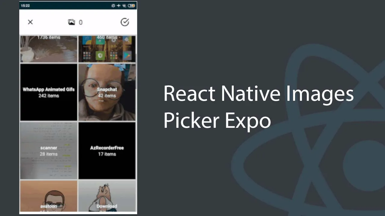 React Native Images Picker Expo