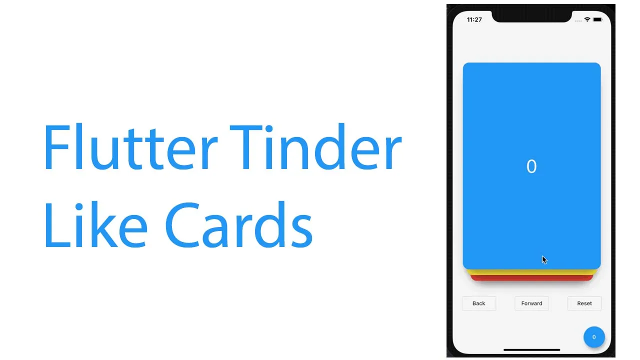 Flutter Tinder Like Cards