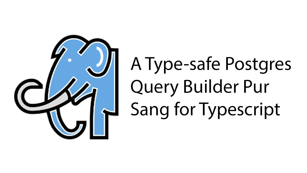 A Type-safe Postgres Query Builder Pur Sang for Typescript