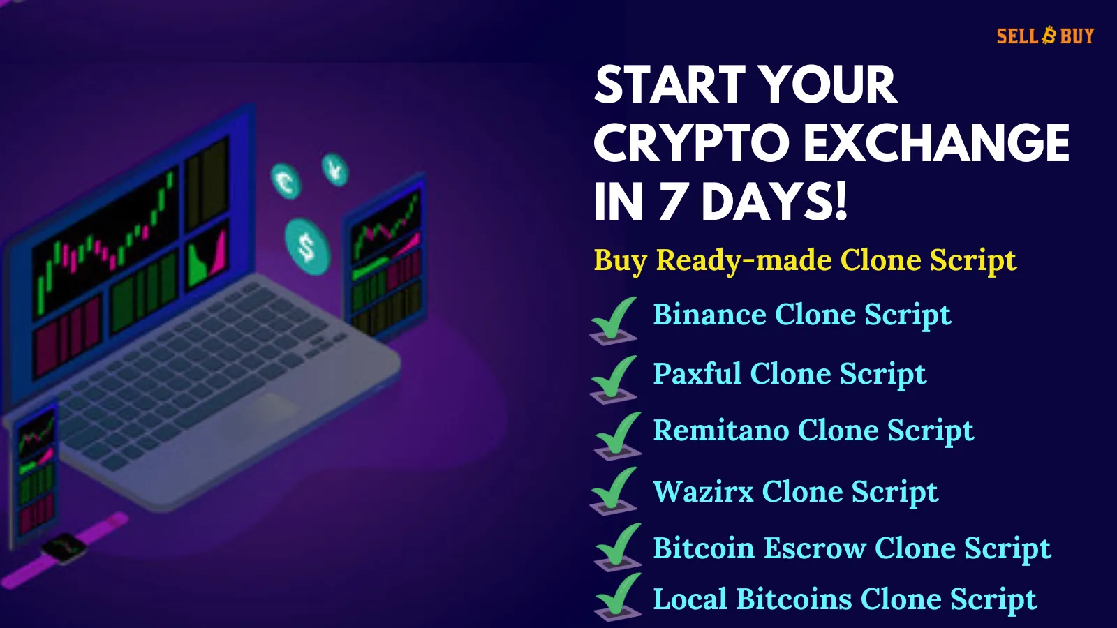 Get Inevitable business growth | Start Your Crypto Exchange Platform Now!