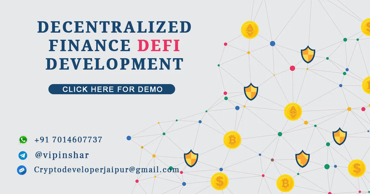 DeFI Development Company, Decentralized Finance Development Services