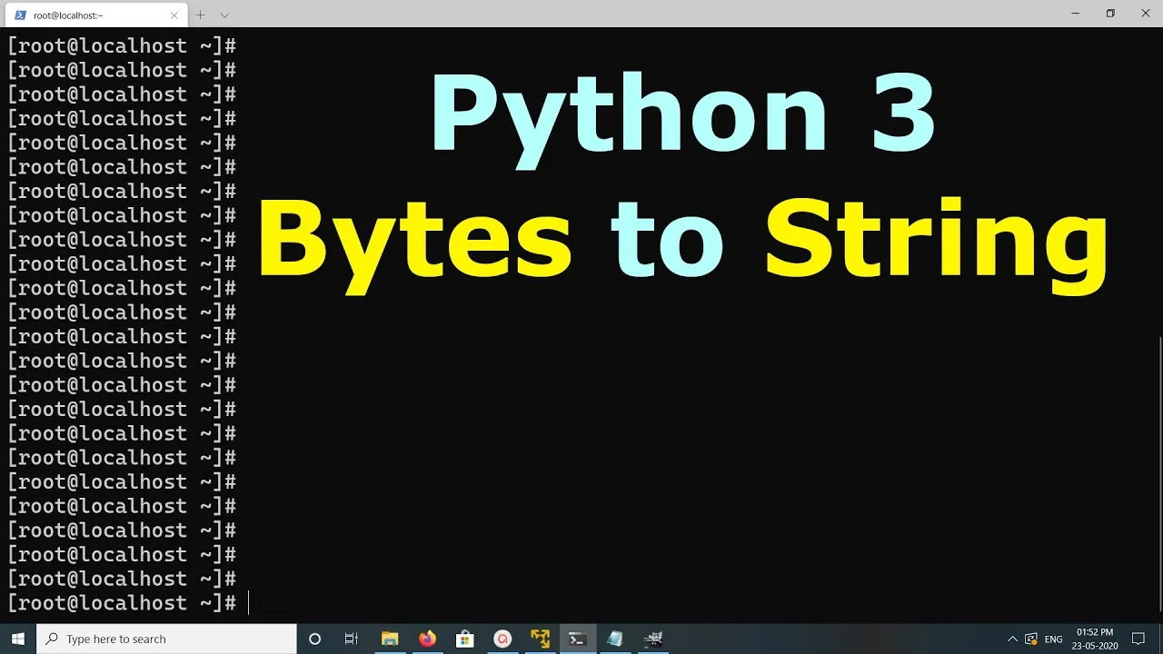 Convert Bytes To String In Python