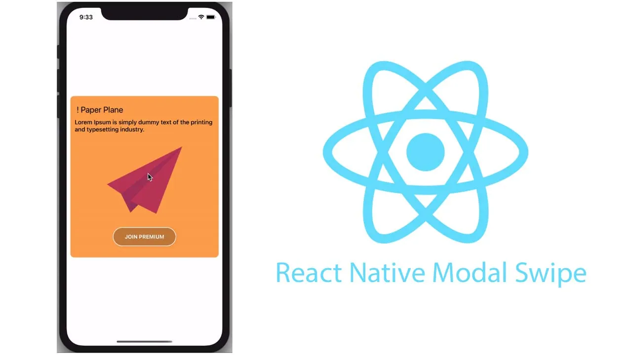 React Native Modal Swipe