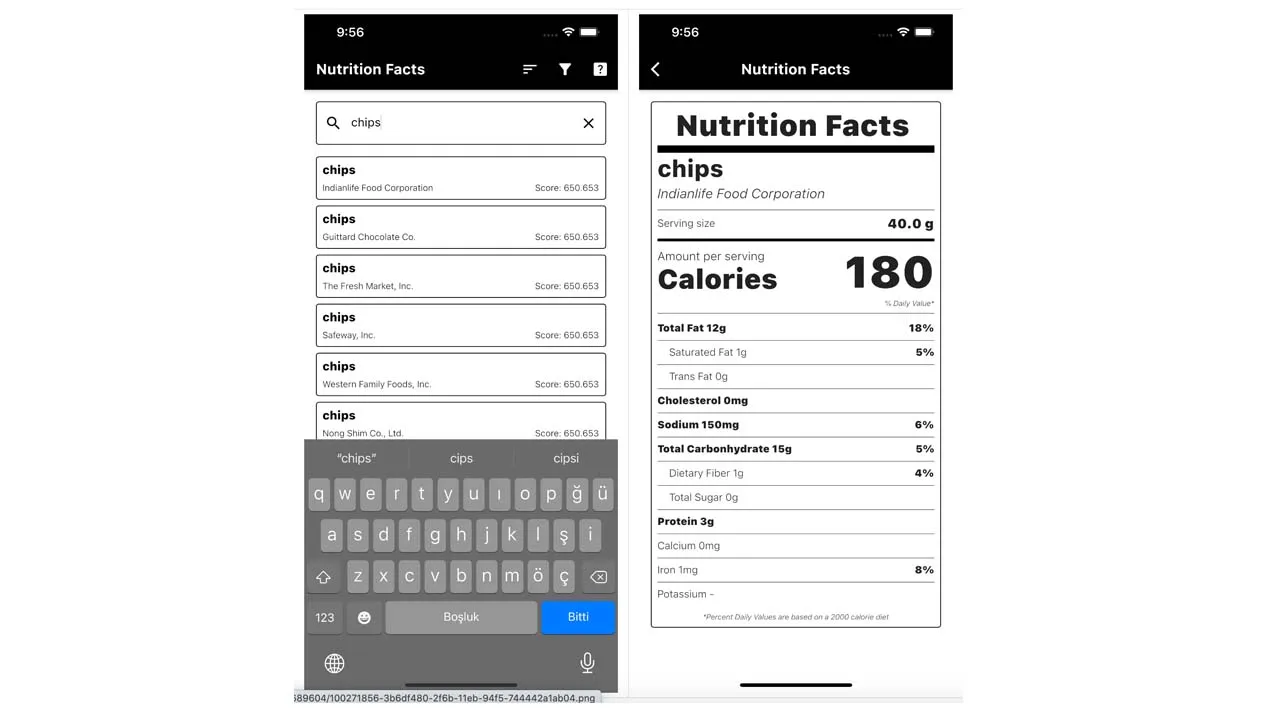 A Simple Nutrition Facts App Using Bloc Architecture with Flutter