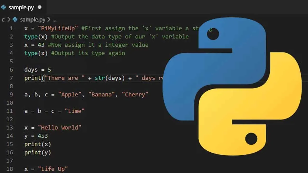 Data types and Variables in Python