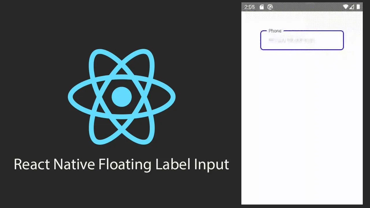A Simple and Customizable React Native Textinput with Its Placeholder Always Shown