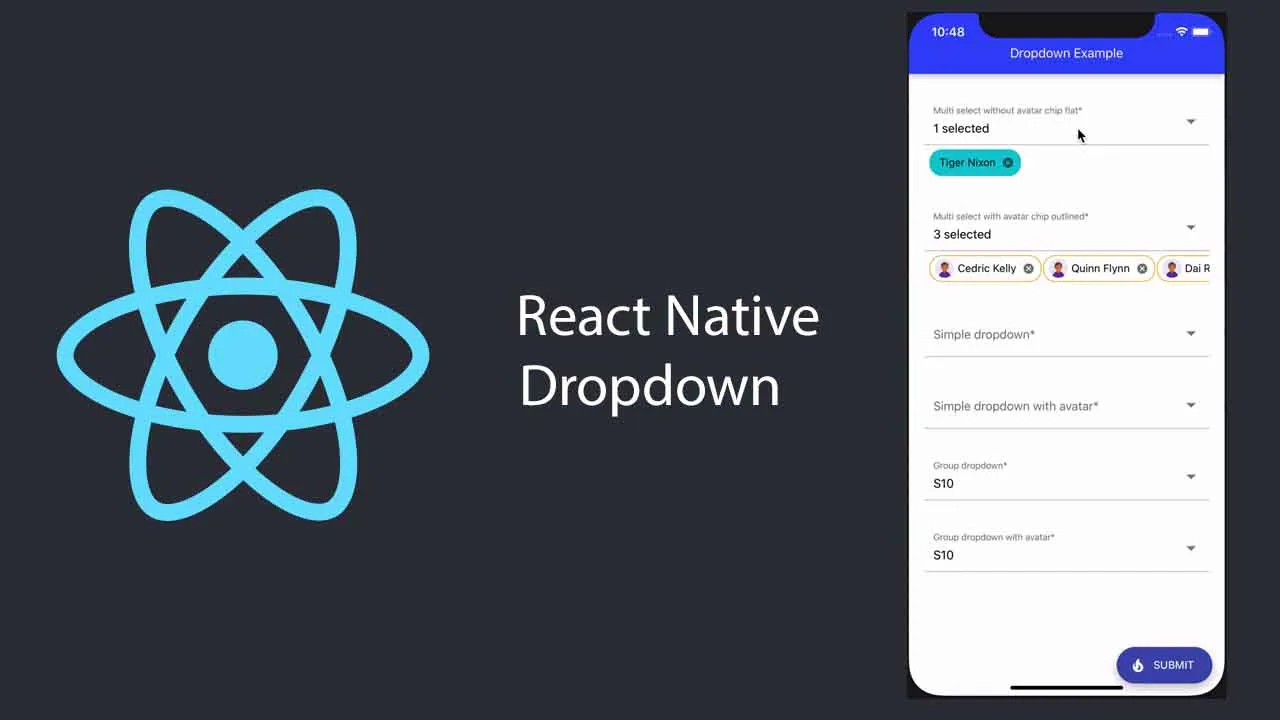 A Simple and Customizable React Native Dropdown