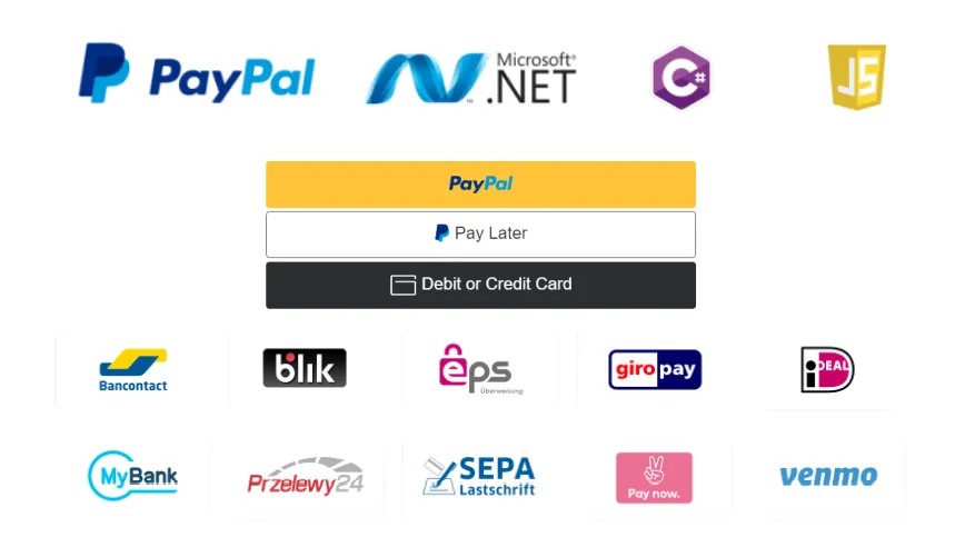 Accept payments with PayPal in ASP.NET & C# - ASP.NET Web Forms || ASP.NET Core MVC
