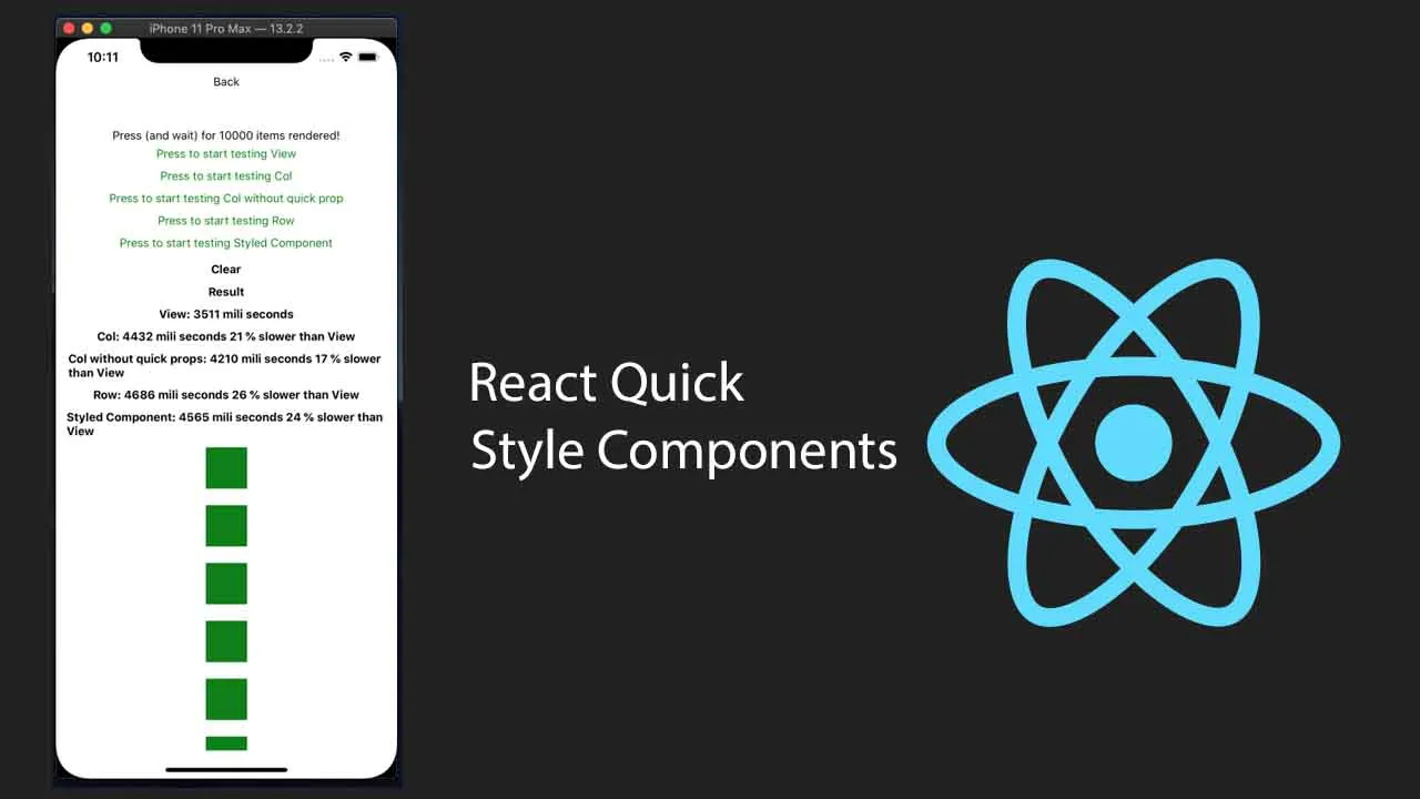 Quickly Style React Native (and Reactjs) Components Via Props