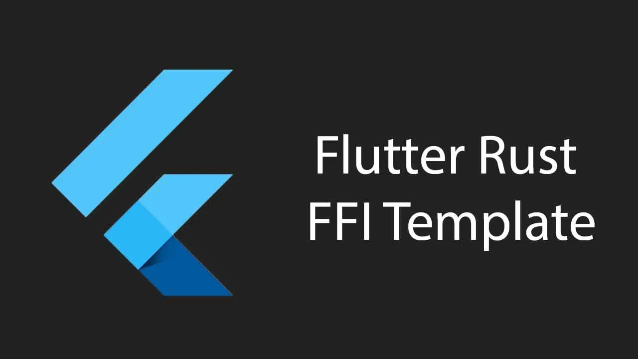 Flutter Rust FFI Template