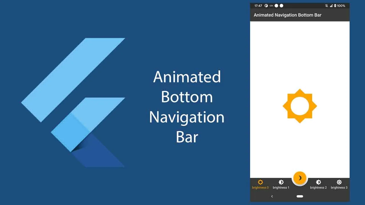 Animated Bottom Navigation Bar Flutter