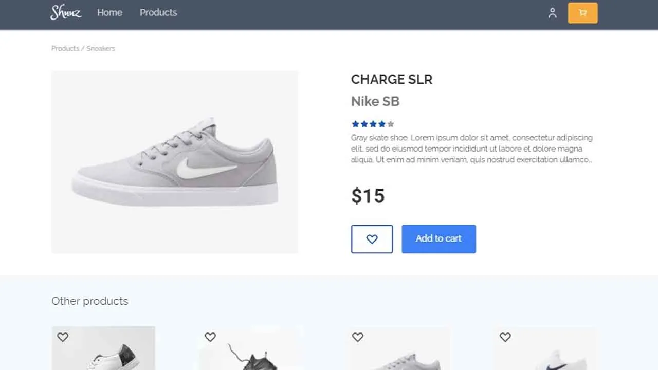 E-commerce Website Built with Vue 3 and TailwindCSS