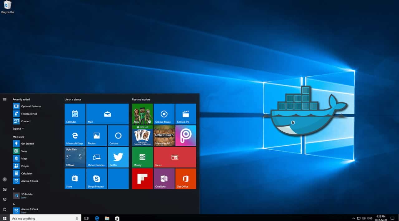 Docker On Windows 10 Pro