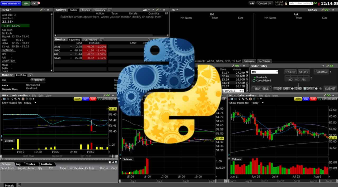 python cryptocurrency trading