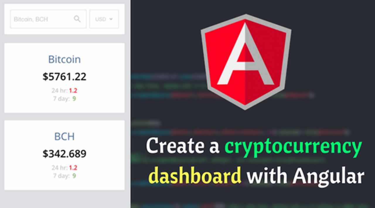 Create a cryptocurrency dashboard with Angular