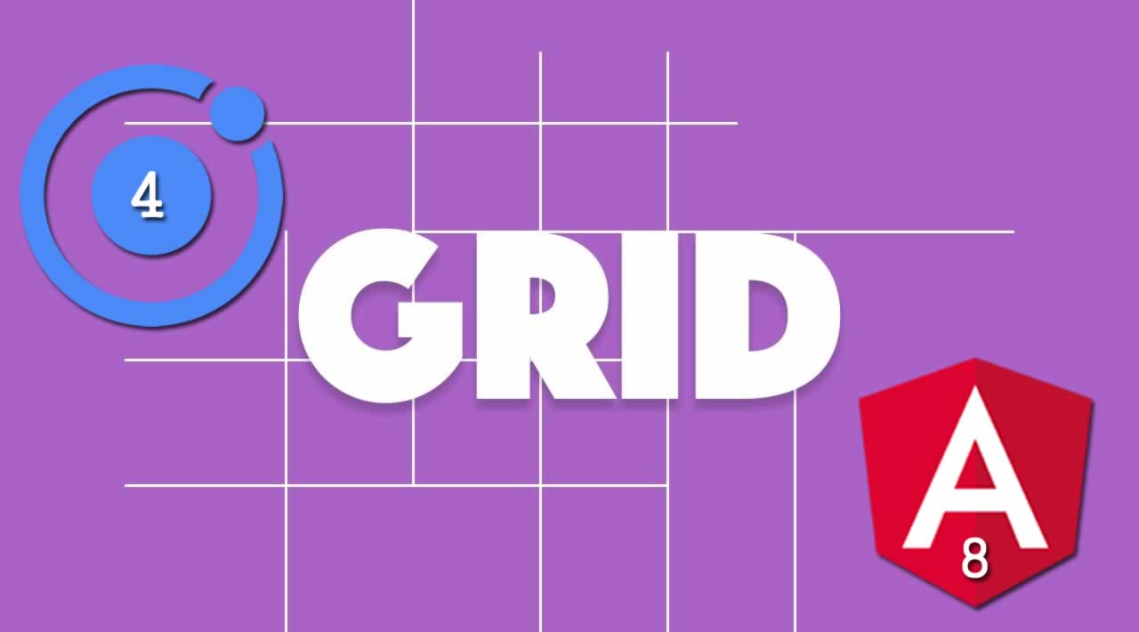 How to use Ionic Responsive Grid with Angular 8?