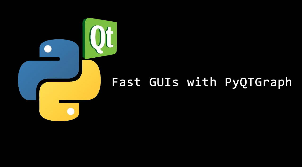 Fast GUIs with PyQTGraph