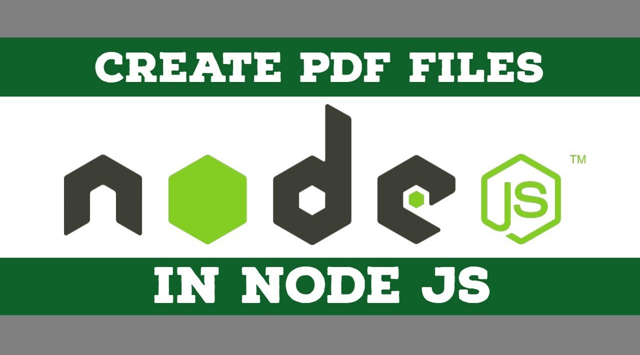 Node js pdf.