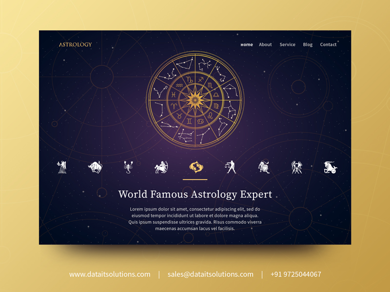 Astrology Website Design