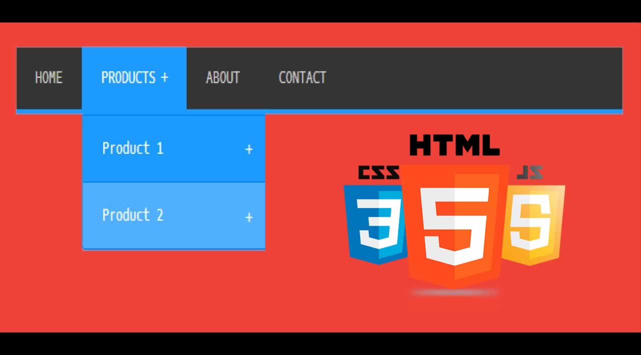 How to create a dropdown menu using HTML, CSS, JS