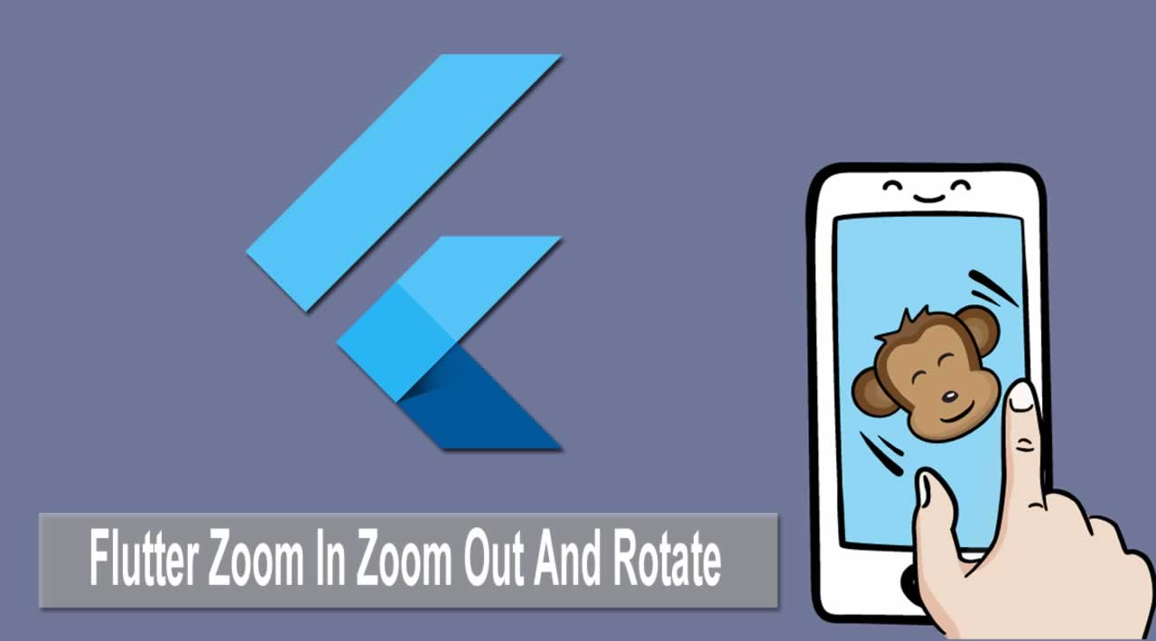 How to zoom In Zoom Out And Rotate in Flutter