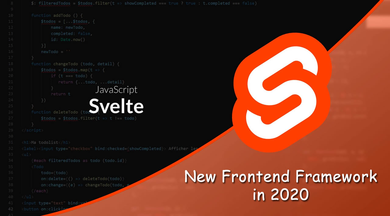 What is Svelte? New Frontend Framework in 2020