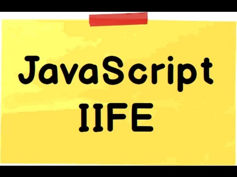 what is the Immediately invoked function expression "IIFE"