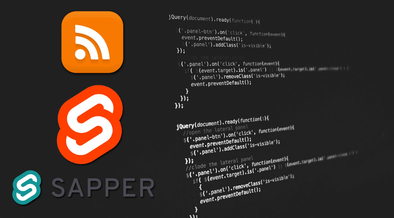 Building simple RSS reader with Svelte 3 and Sapper