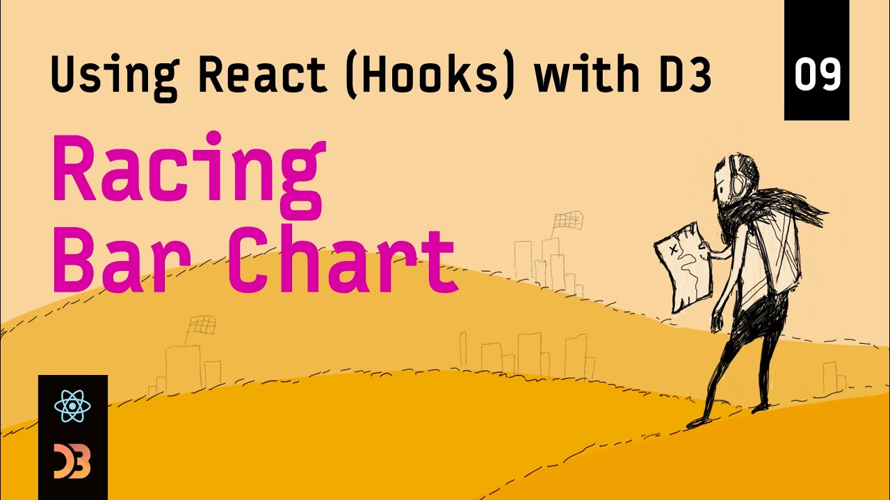 Using React (Hooks) with D3 – Racing Bar Chart