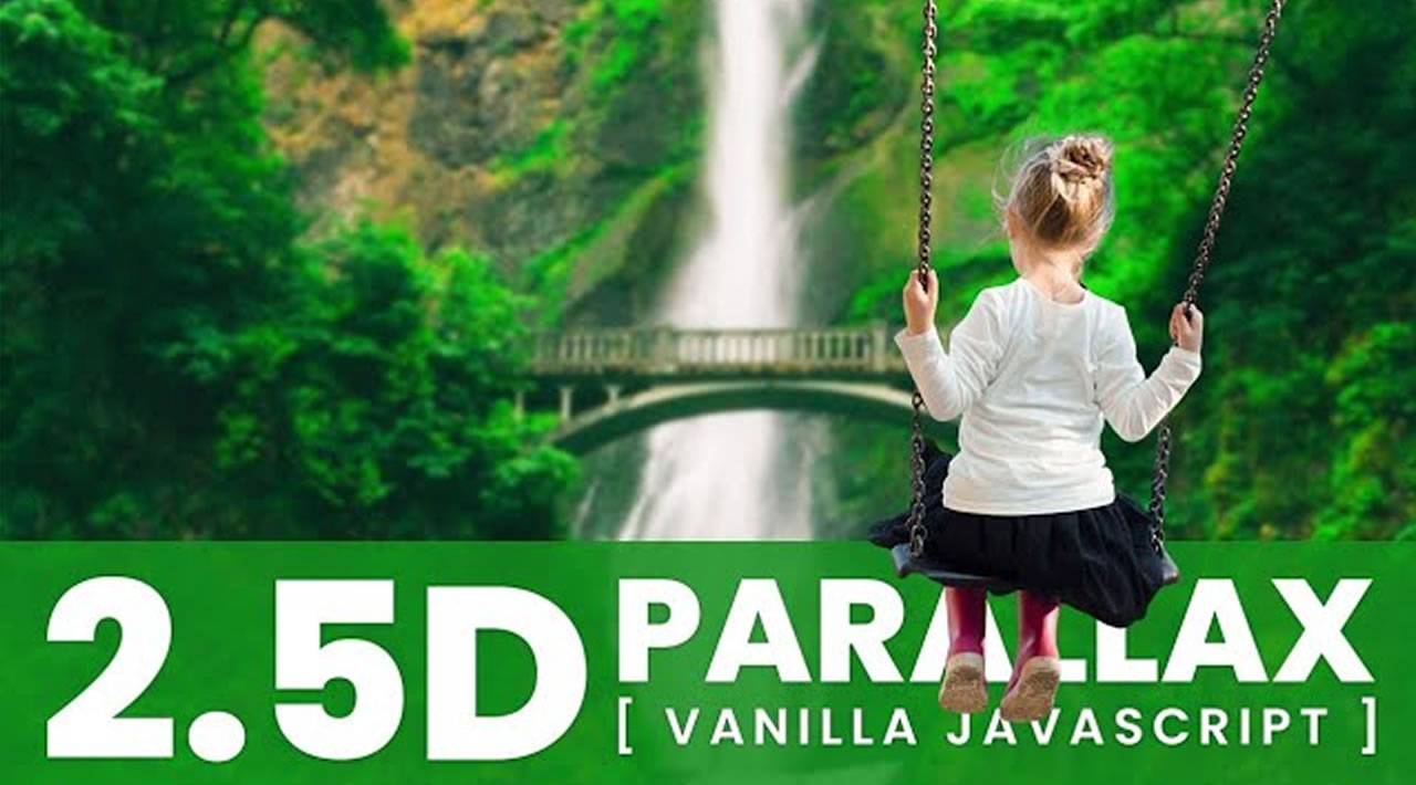 2.5D Parallax Effects on Mousemove using Html CSS & Vanilla Javascript