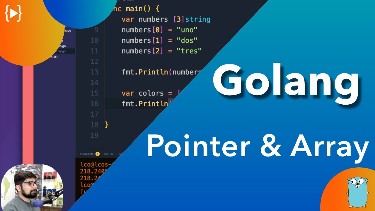 Golang Tutorial - Pointers And Arrays In Golang