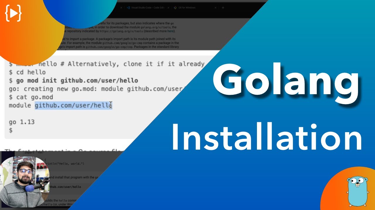 Golang Tutorial - Installation of Golang and first code