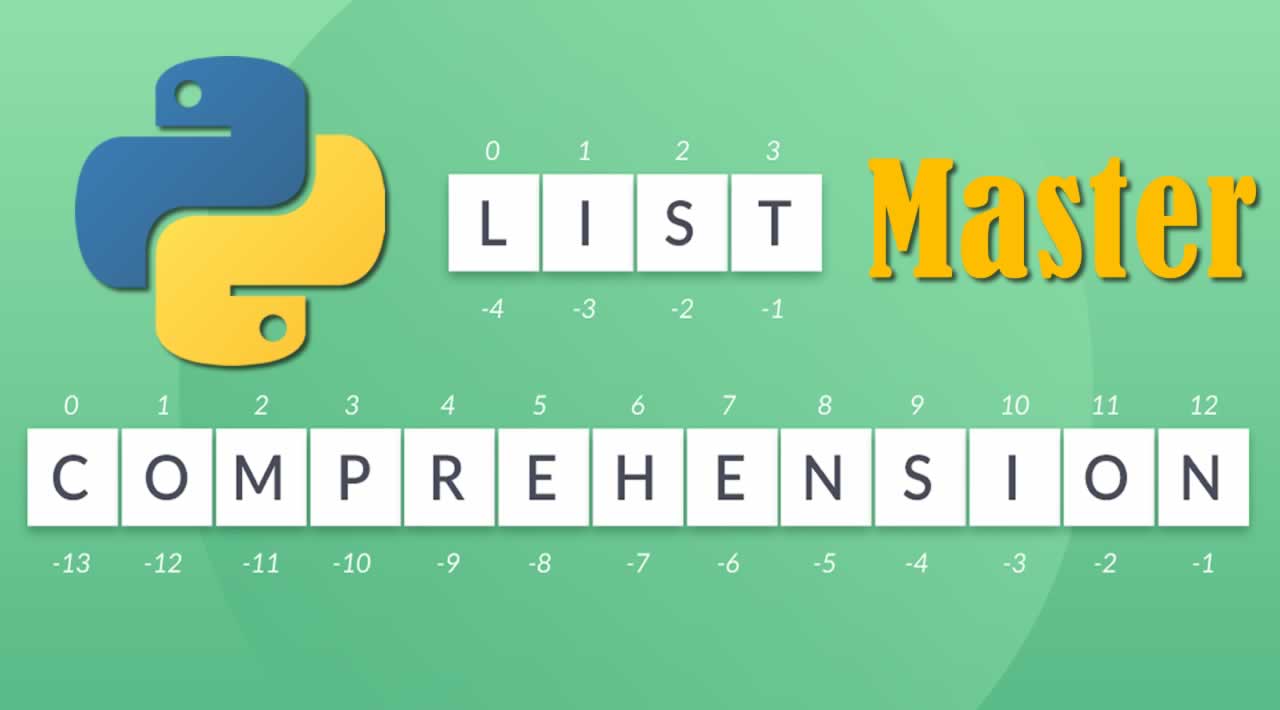 Using List Comprehensions in Python like Master 