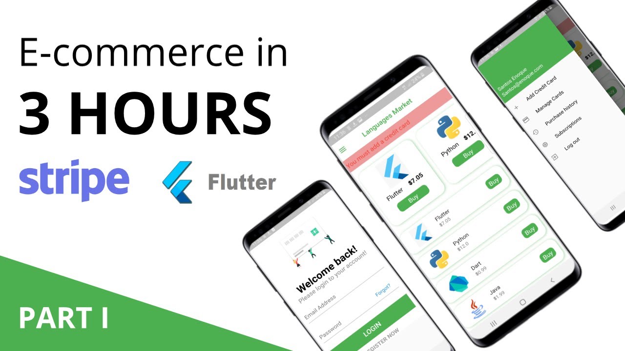 Flutter & Firebase E-commerce from Scratch | Mastering Payments in Flutter