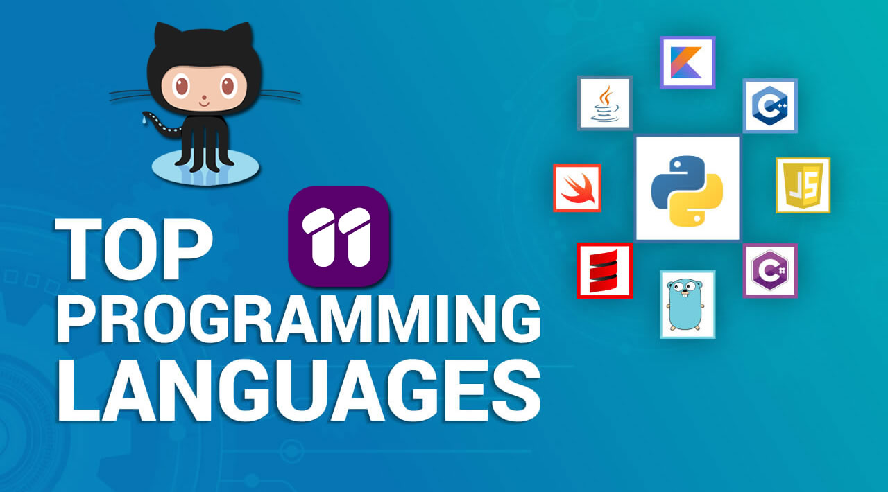 Top 11 Programming Languages from GitHub