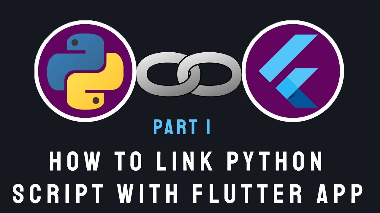 How To Link Python Script py File With Flutter App