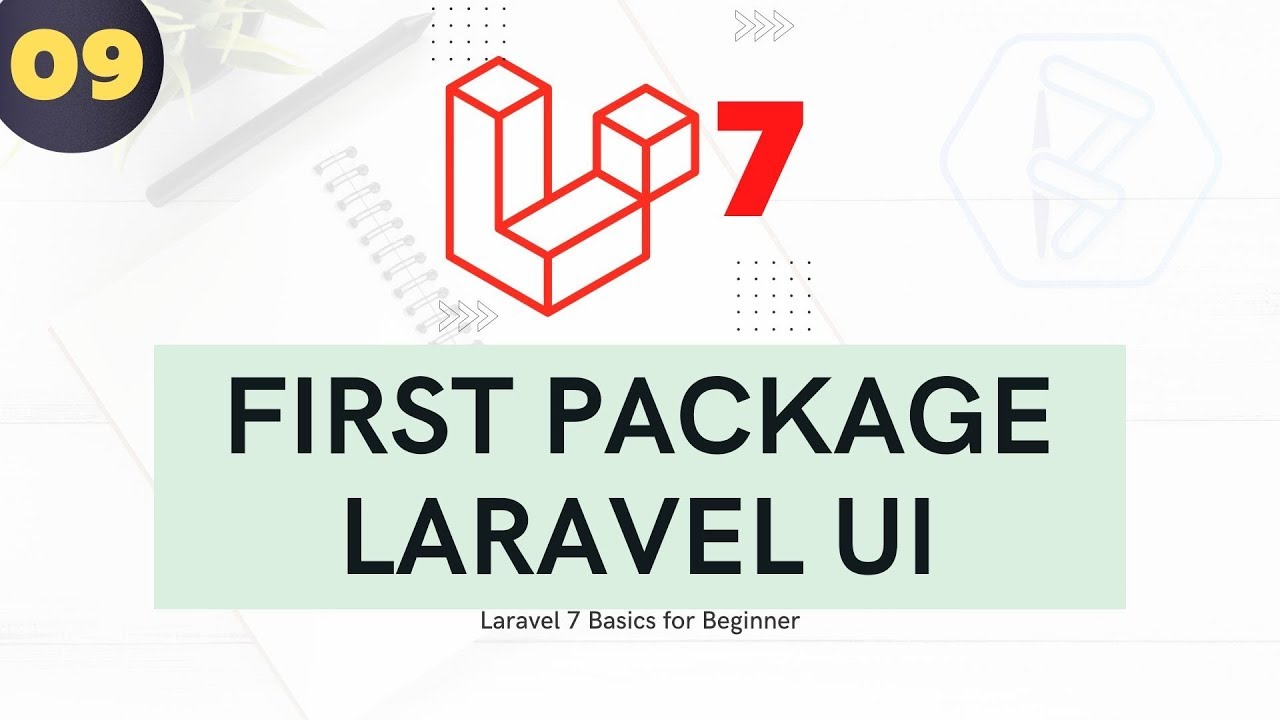 Laravel 7 Tutorial For Beginner - Install first package Laravel UI