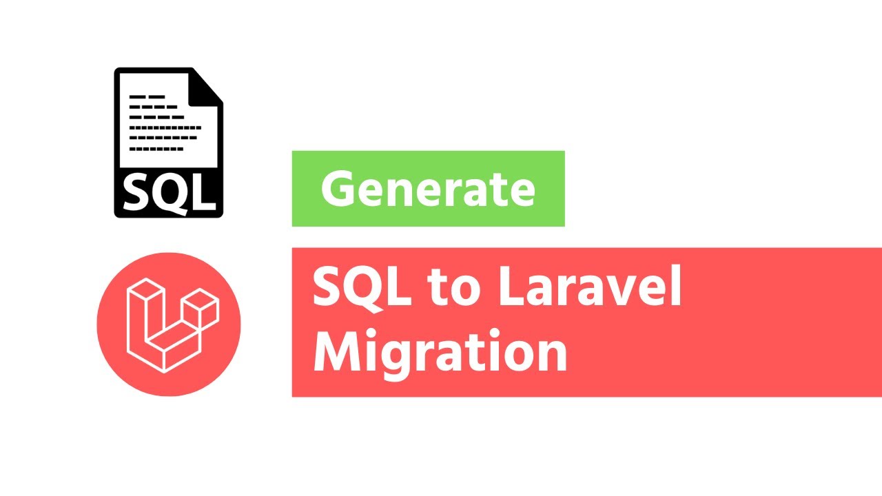 SQL to Laravel Migration Generator