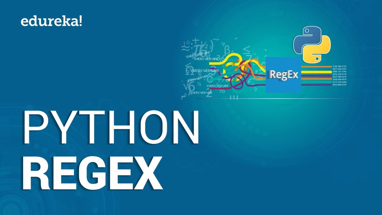 Python RegEx (Regular Expressions) Tutorial
