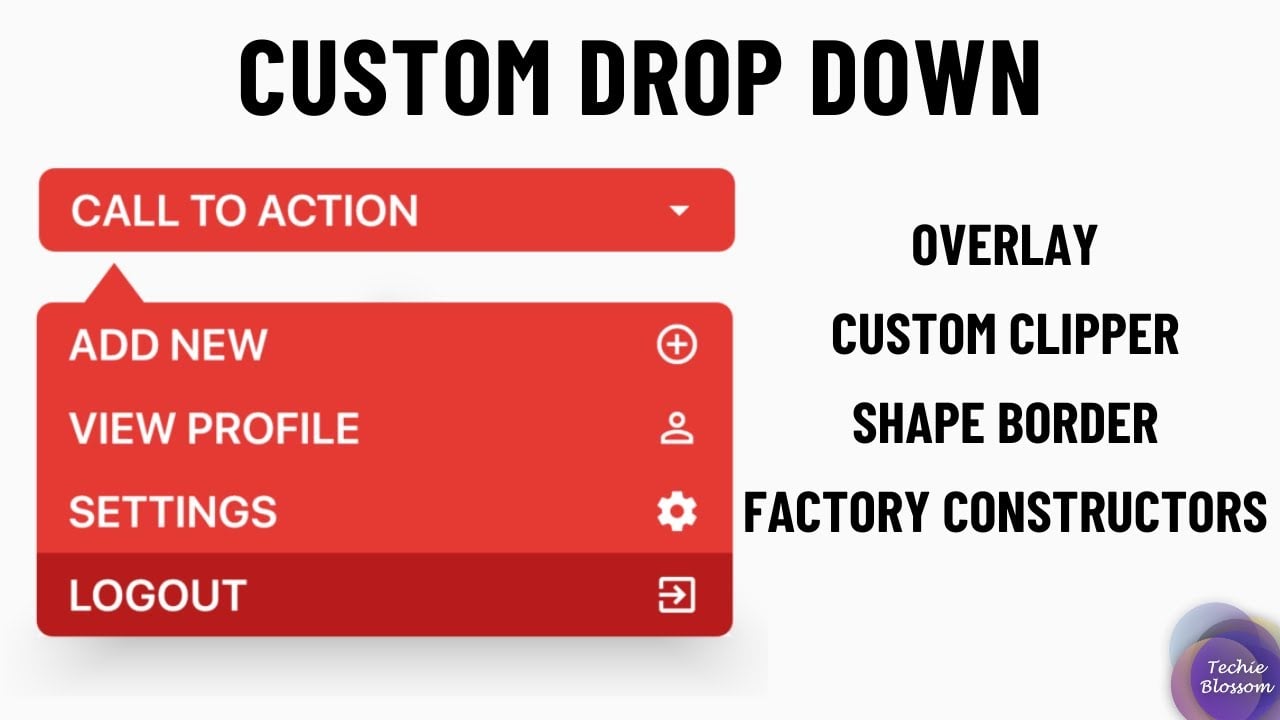 Flutter UI Tutorial - Custom DropDown