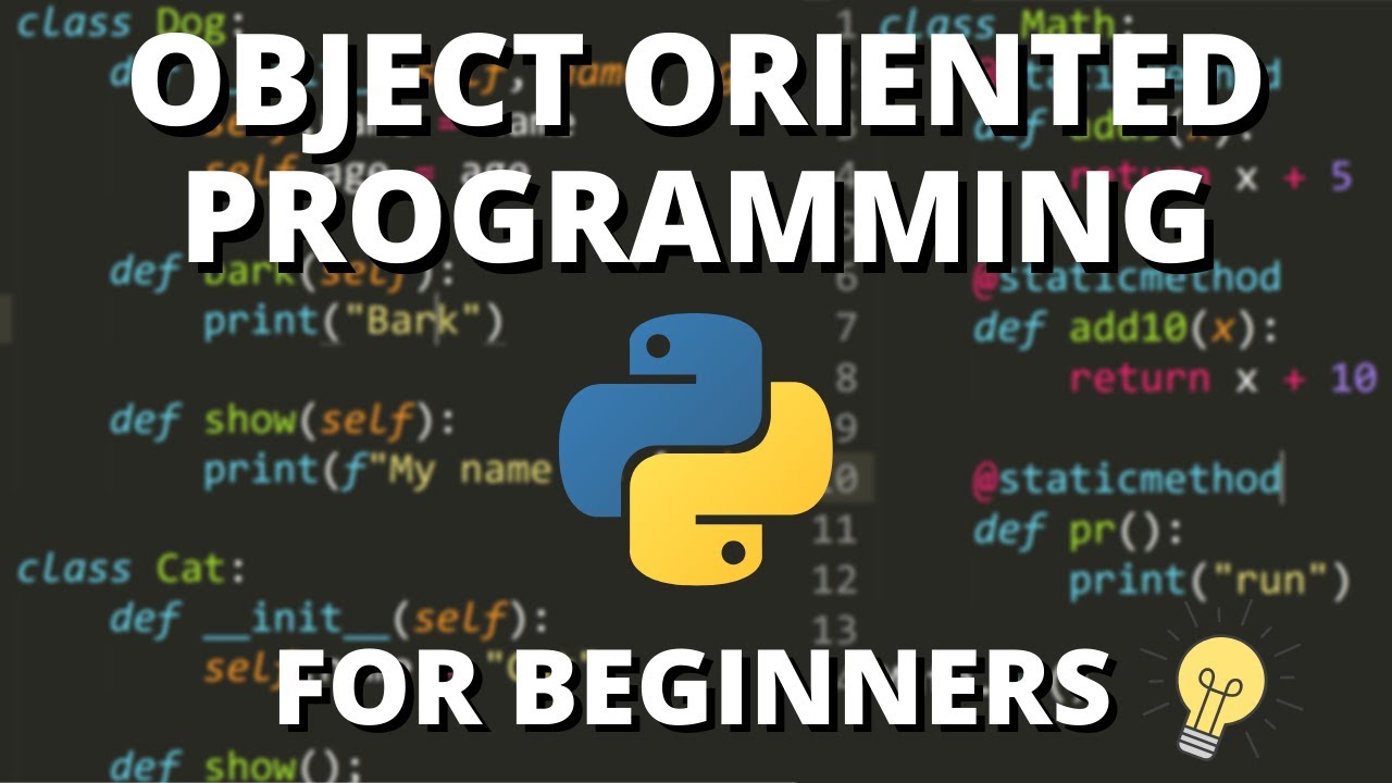 Python Object Oriented Programming for Beginners