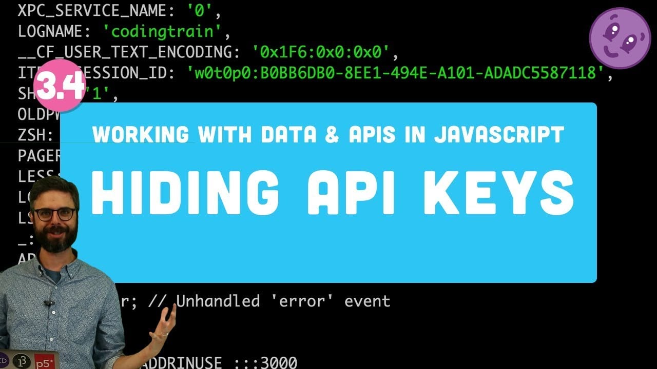 Working with Data and APIs in JavaScript - Hiding API Keys