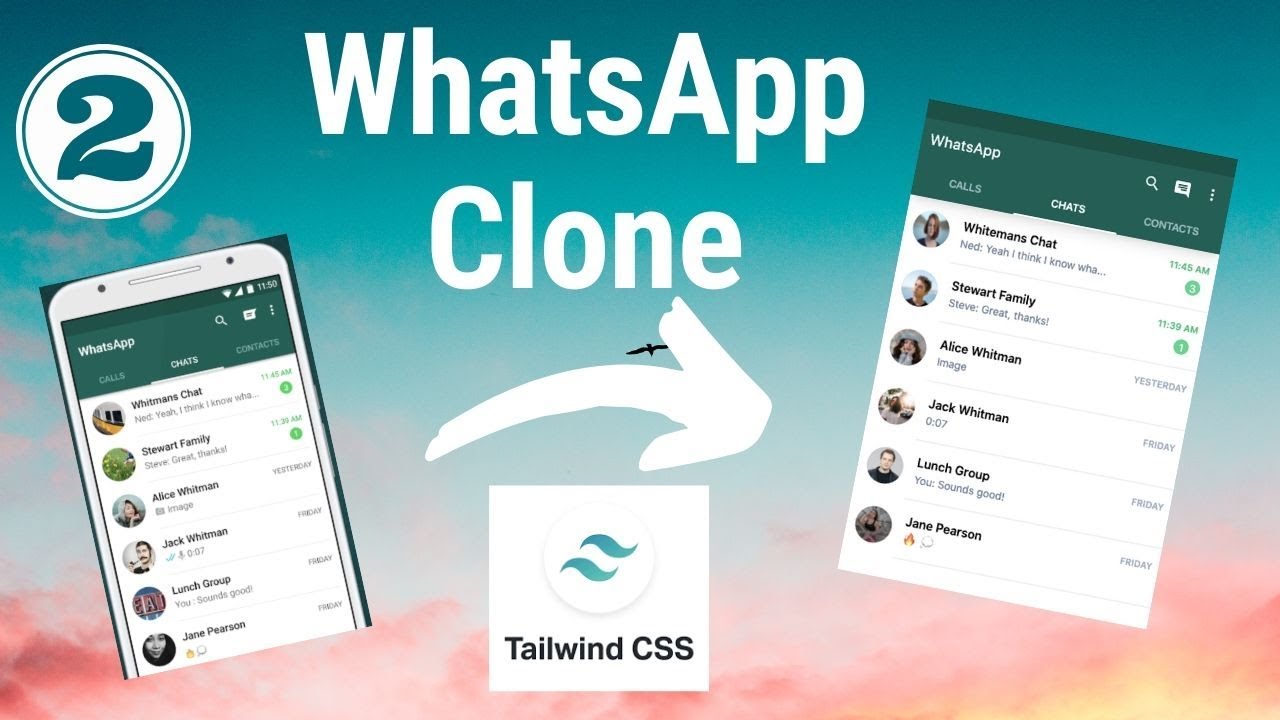 Design WhatsApp clone using Tailwind CSS and Vue.js (Part 2)