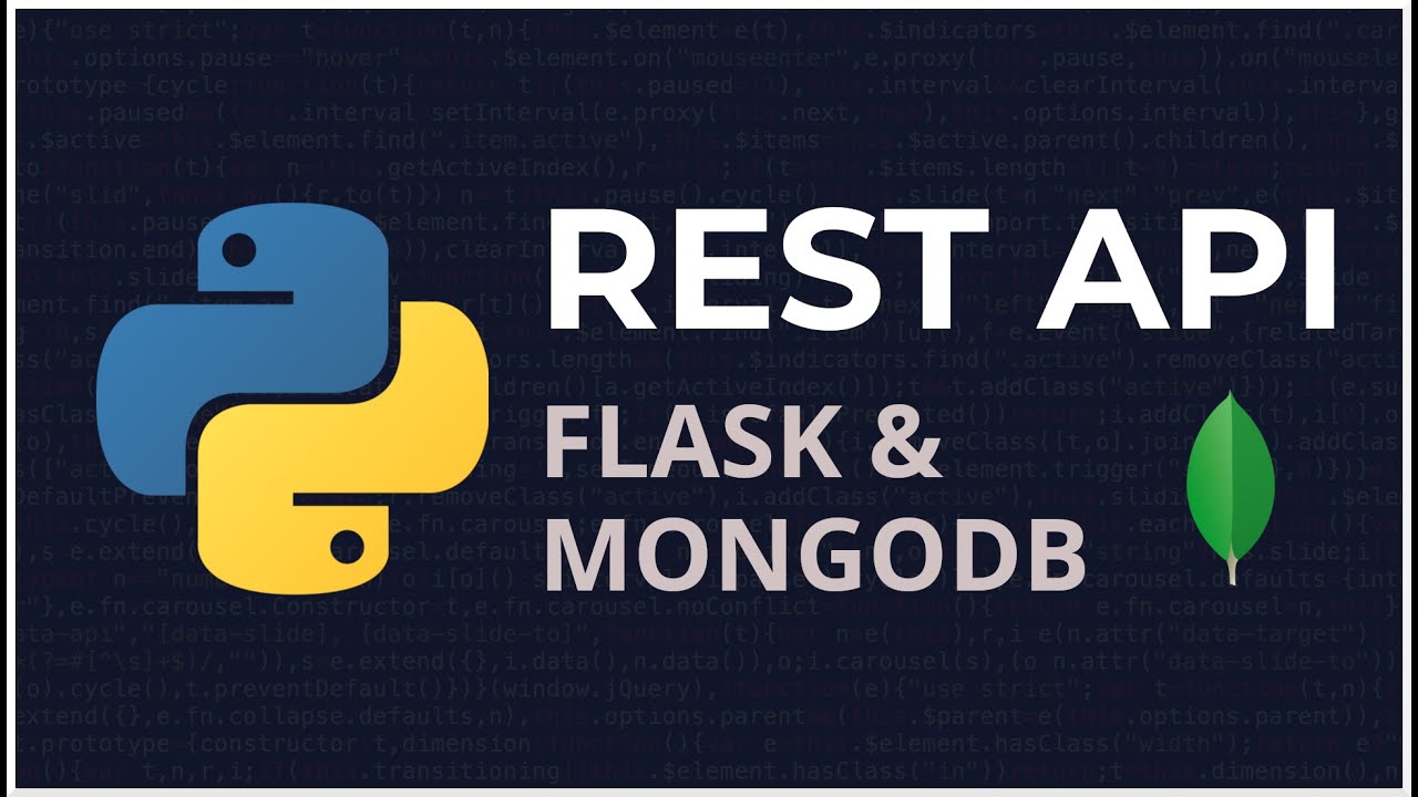 Python Flask & Mongodb REST API (PyMongo & Flask)