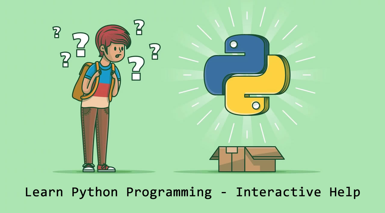 Learn Python Programming - Interactive Help