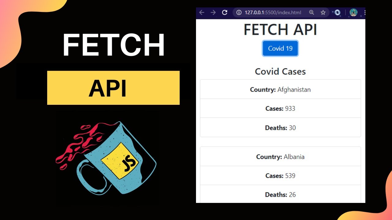 Learn Fetch API implementation in JavaScript 👨‍💻 