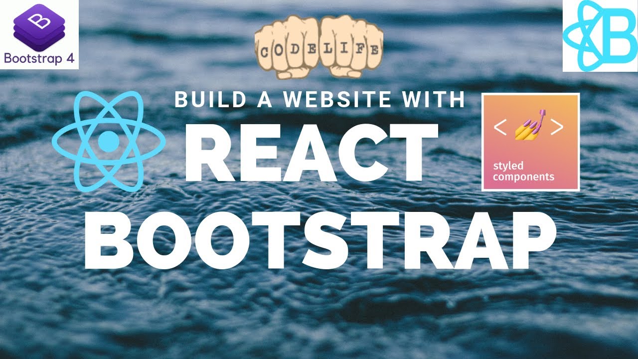 Build a website with React, React-Bootstrap, React-Router and Styled-Components